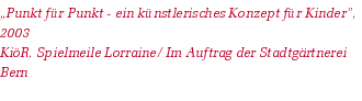 Punkt fr Punkt - ein knstlerisches Konzept fr Kinder